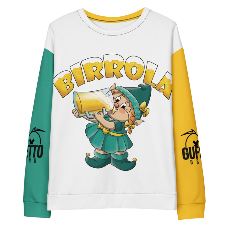 Felpa unisex Uomo/Donna BIRROLA - Gufetto Brand 