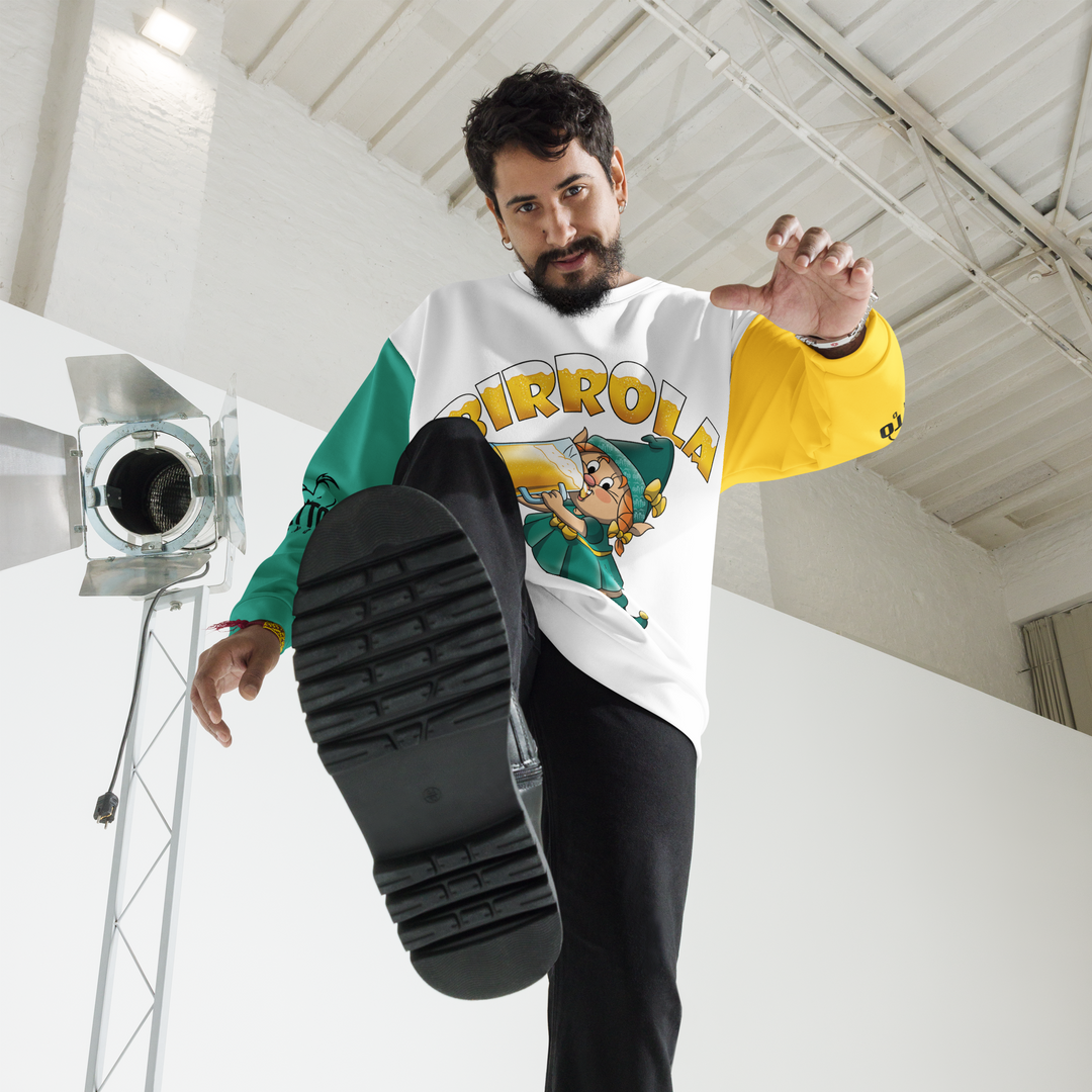 Felpa unisex Uomo/Donna BIRROLA - Gufetto Brand 