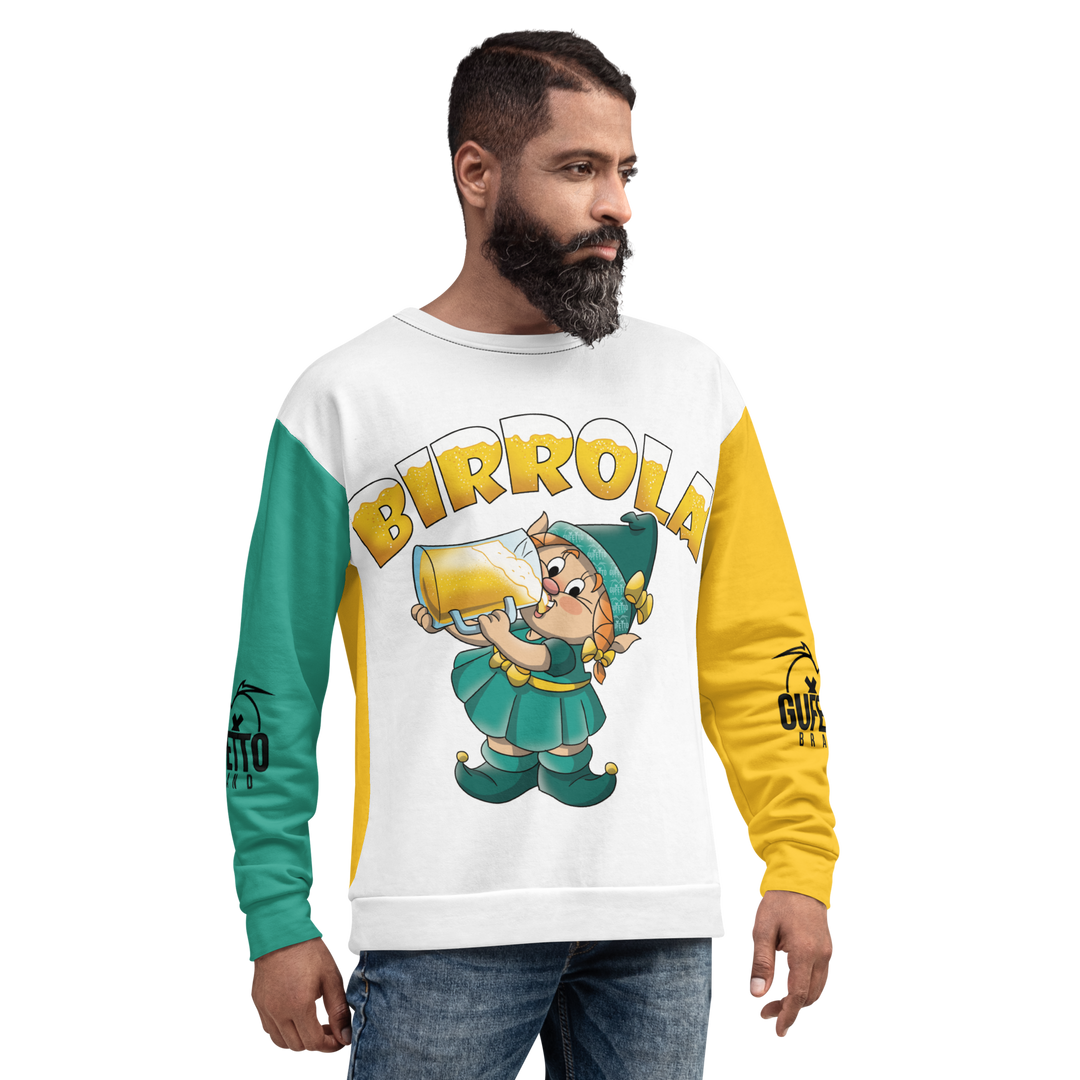 Felpa unisex Uomo/Donna BIRROLA - Gufetto Brand 