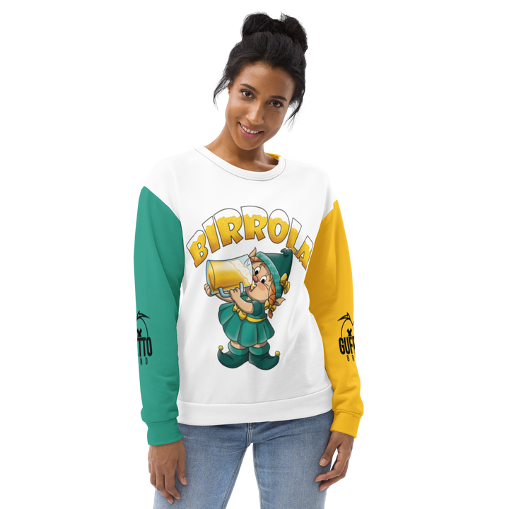 Felpa unisex Uomo/Donna BIRROLA - Gufetto Brand 