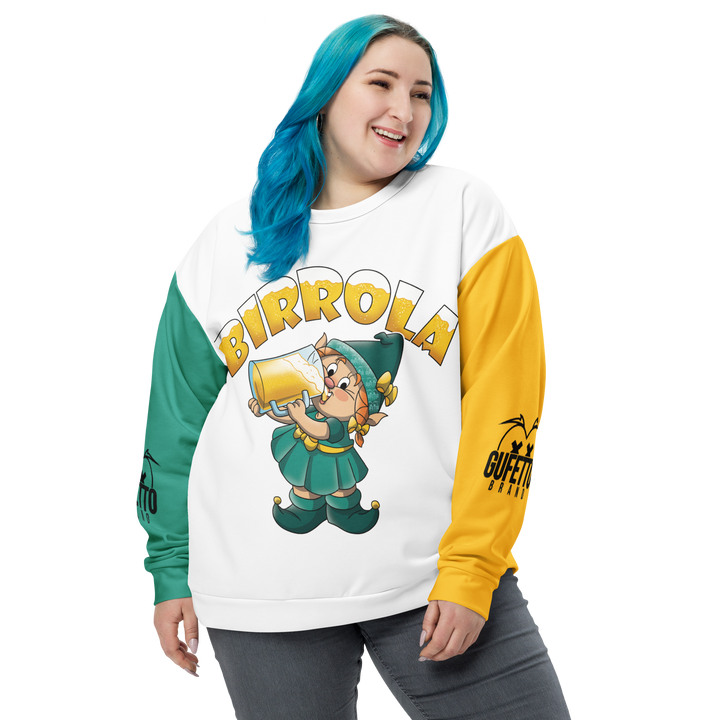 Felpa unisex Uomo/Donna BIRROLA - Gufetto Brand 