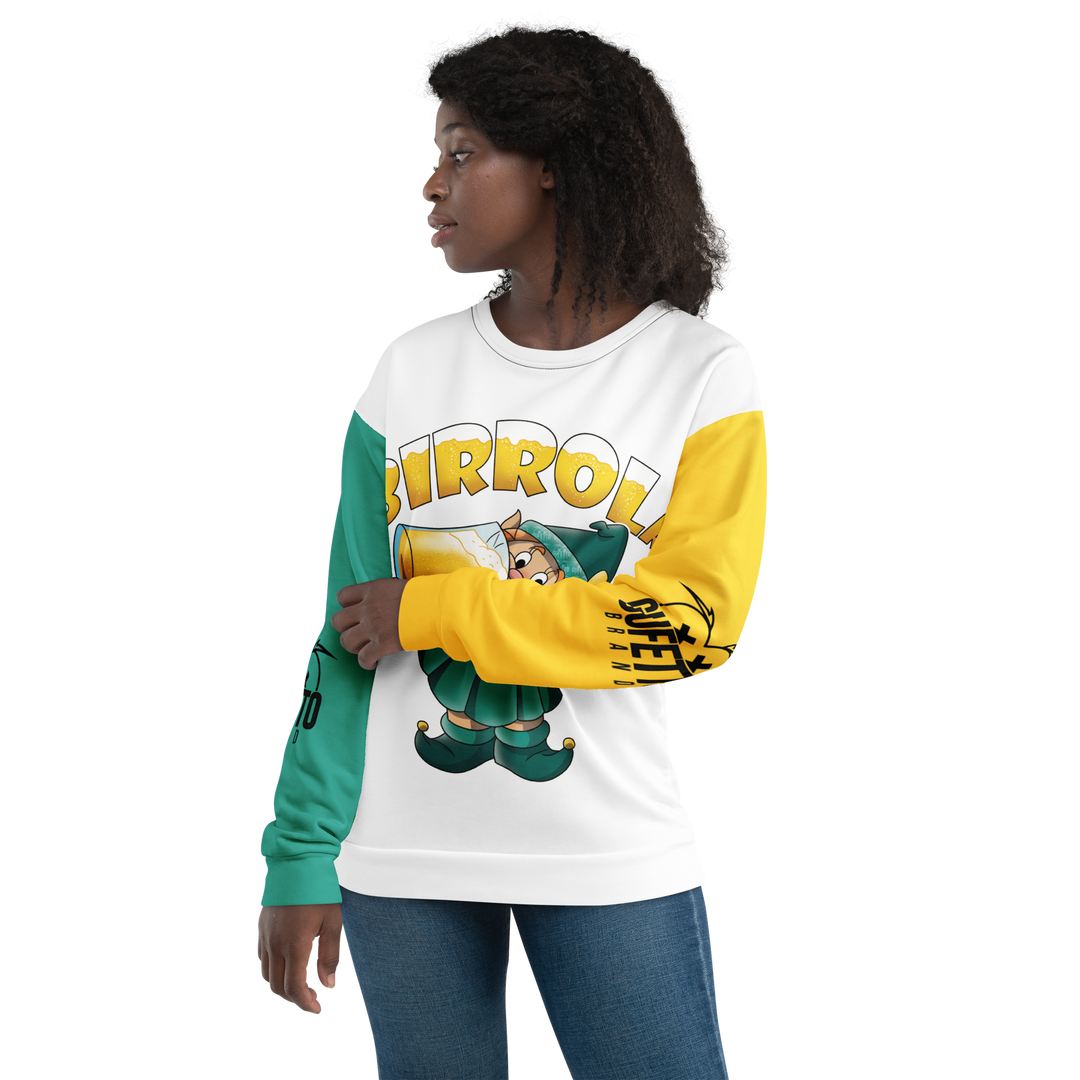 Felpa unisex Uomo/Donna BIRROLA - Gufetto Brand 