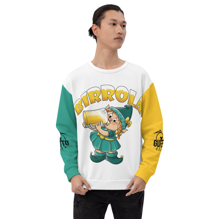 Felpa unisex Uomo/Donna BIRROLA - Gufetto Brand 