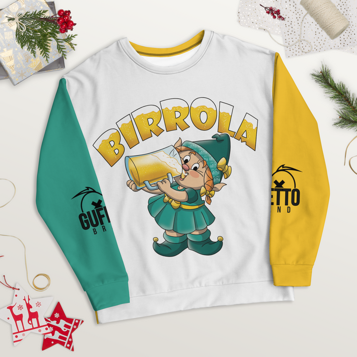 Felpa unisex Uomo/Donna BIRROLA - Gufetto Brand 