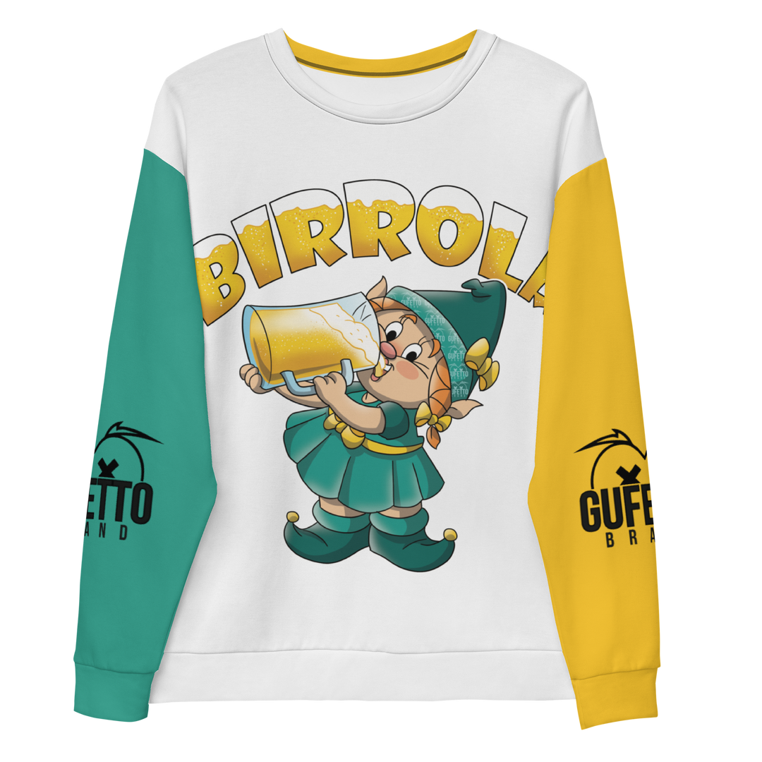 Felpa unisex Uomo/Donna BIRROLA - Gufetto Brand 