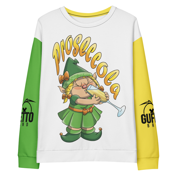 Felpa unisex Uomo/Donna PROSECCOLA - Gufetto Brand 