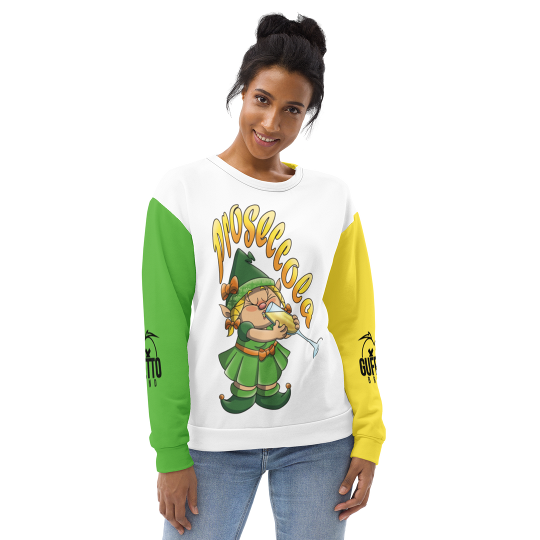 Felpa unisex Uomo/Donna PROSECCOLA - Gufetto Brand 