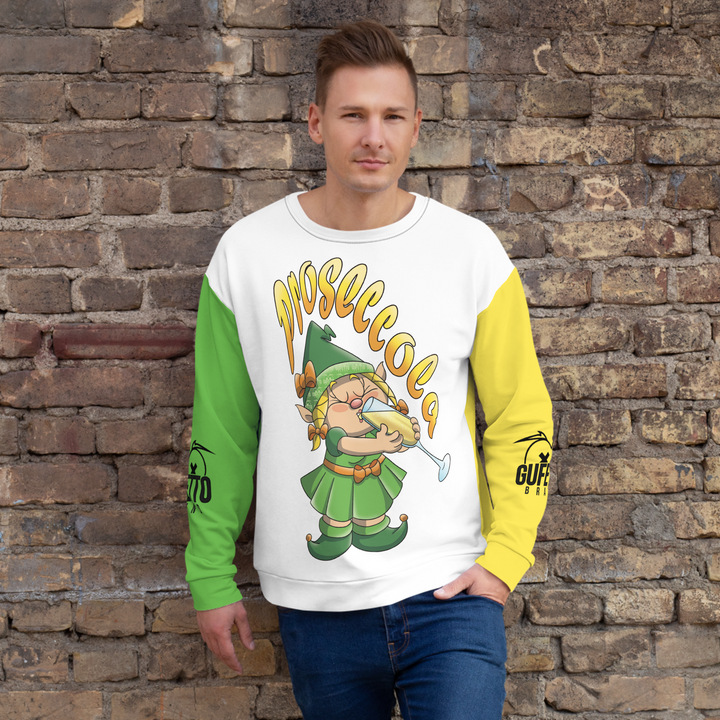 Felpa unisex Uomo/Donna PROSECCOLA - Gufetto Brand 