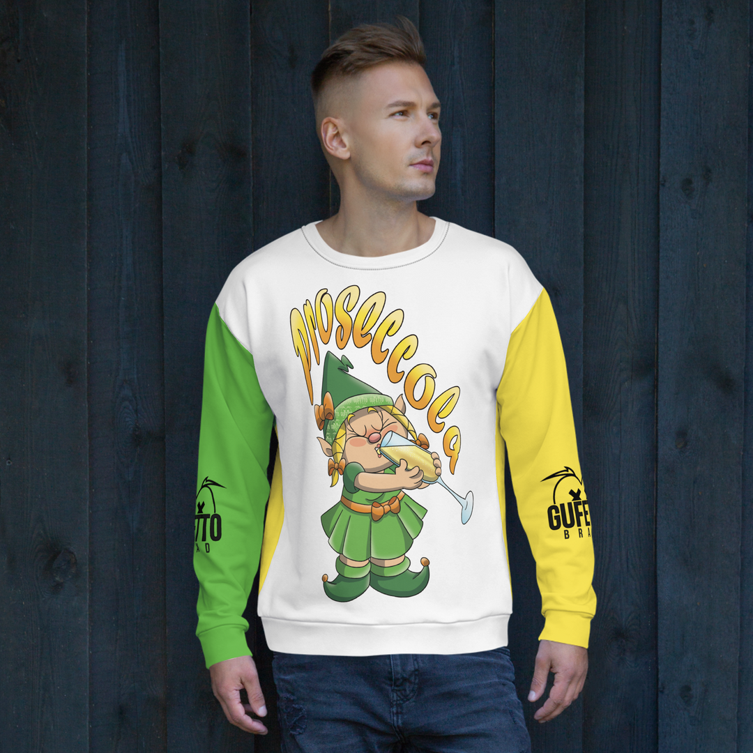 Felpa unisex Uomo/Donna PROSECCOLA - Gufetto Brand 