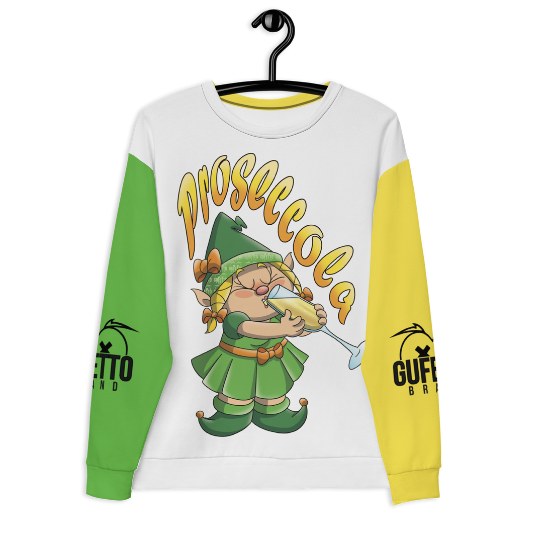 Felpa unisex Uomo/Donna PROSECCOLA - Gufetto Brand 