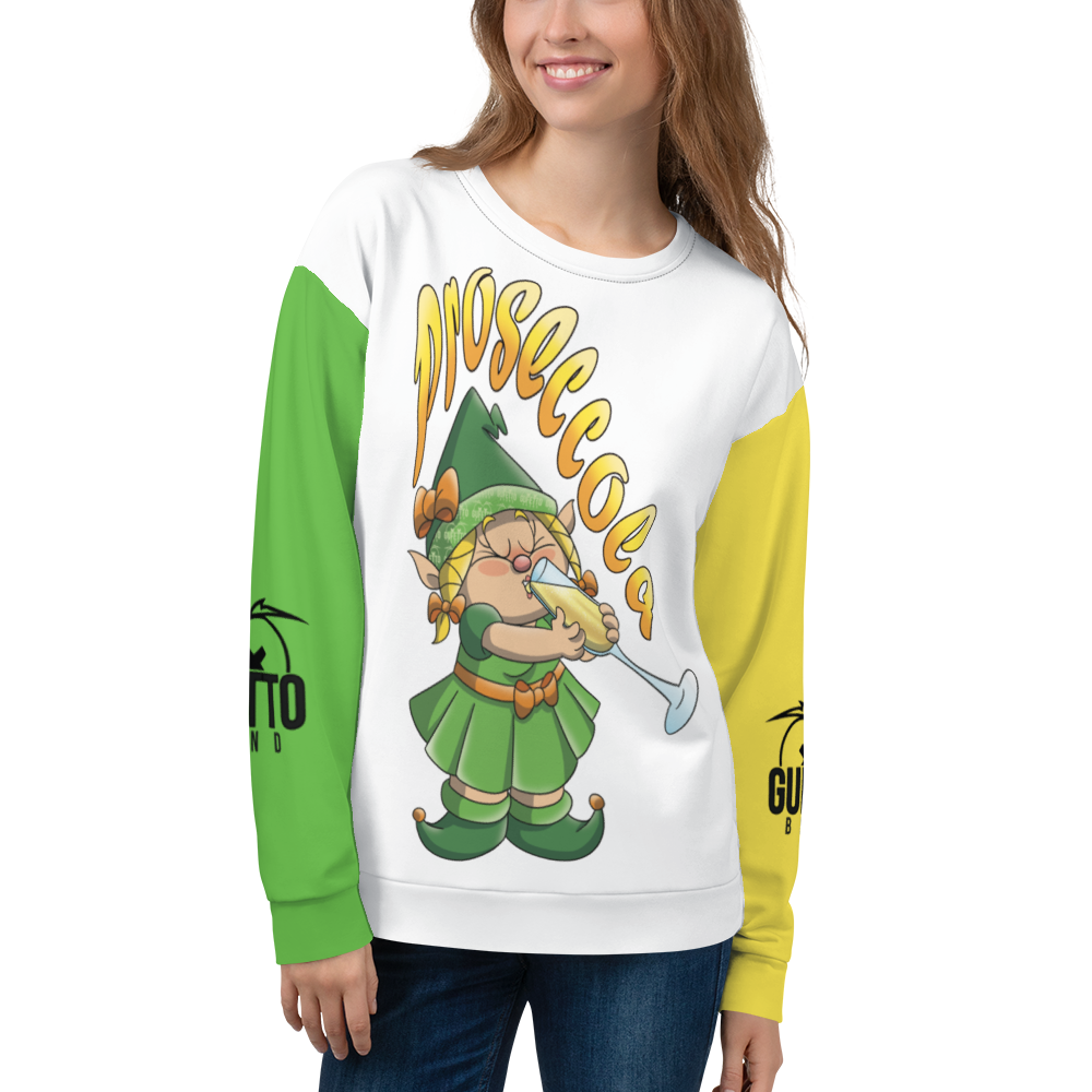 Felpa unisex Uomo/Donna PROSECCOLA - Gufetto Brand 