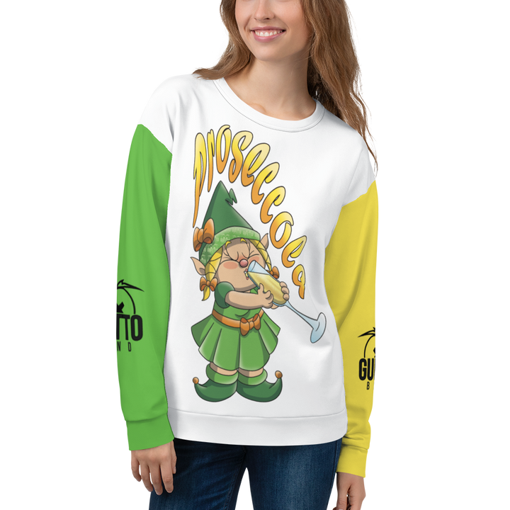 Felpa unisex Uomo/Donna PROSECCOLA - Gufetto Brand 