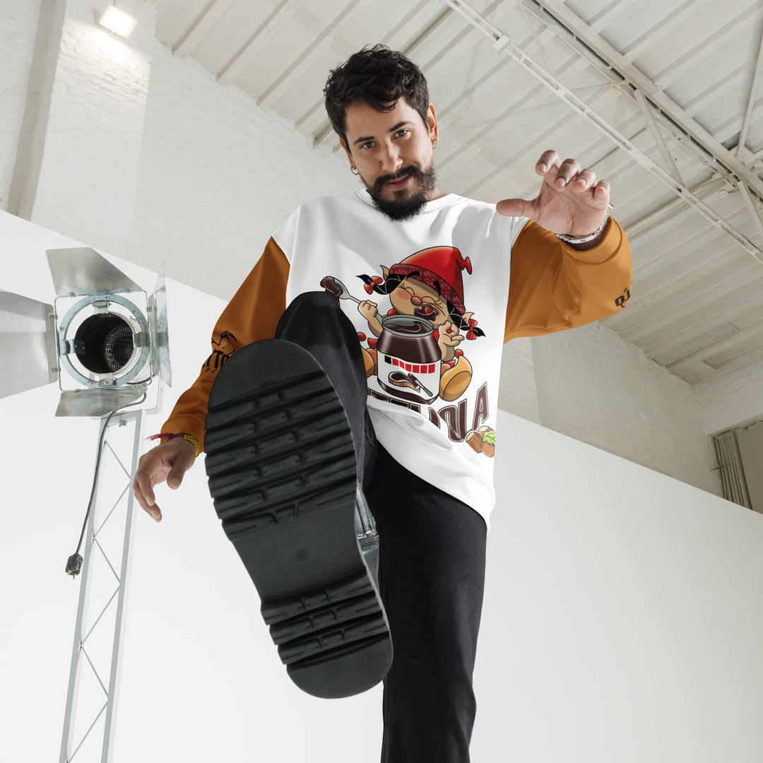 Felpa unisex Uomo/Donna NUTELLOLA - Gufetto Brand 