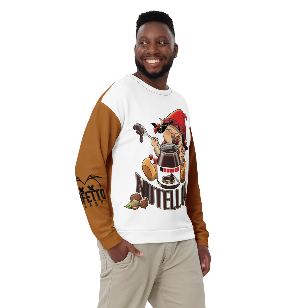 Felpa unisex Uomo/Donna NUTELLOLA - Gufetto Brand 