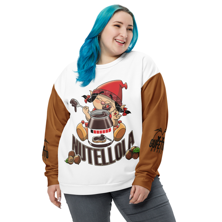 Felpa unisex Uomo/Donna NUTELLOLA - Gufetto Brand 