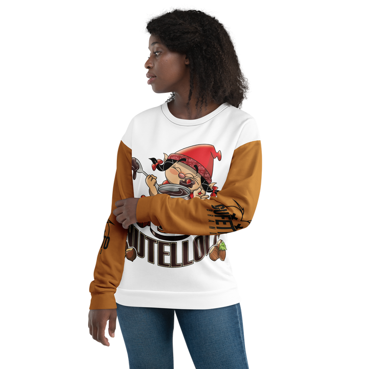 Felpa unisex Uomo/Donna NUTELLOLA - Gufetto Brand 