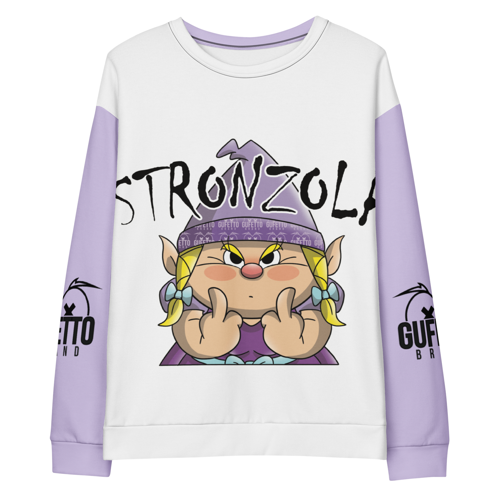Felpa unisex Uomo/Donna STRONZOLA - Gufetto Brand 