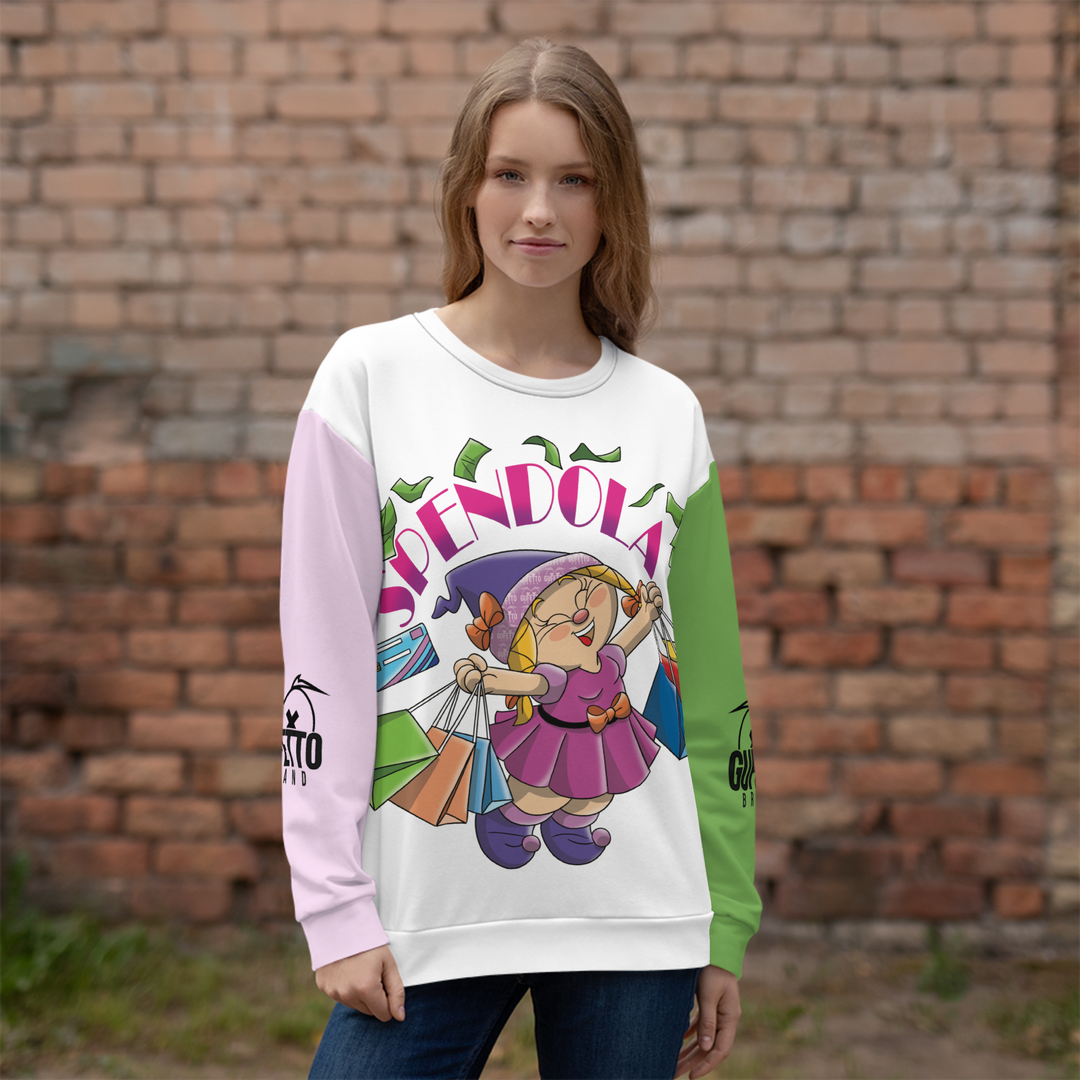 Felpa unisex Uomo/Donna SPENDOLA - Gufetto Brand 