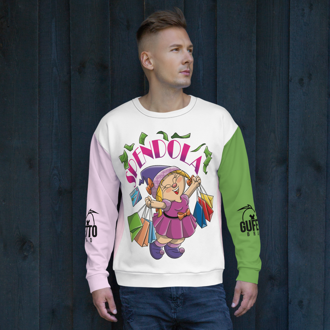 Felpa unisex Uomo/Donna SPENDOLA - Gufetto Brand 