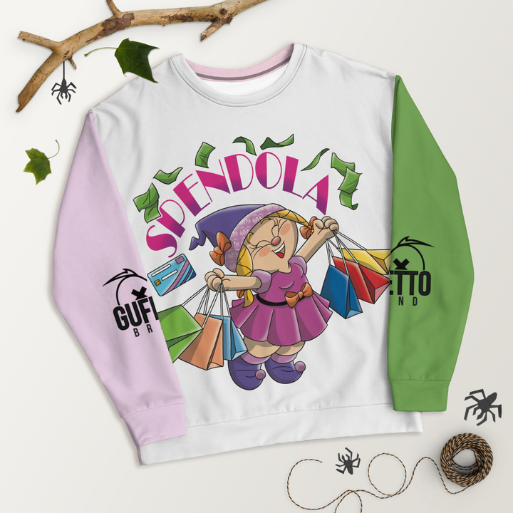 Felpa unisex Uomo/Donna SPENDOLA - Gufetto Brand 