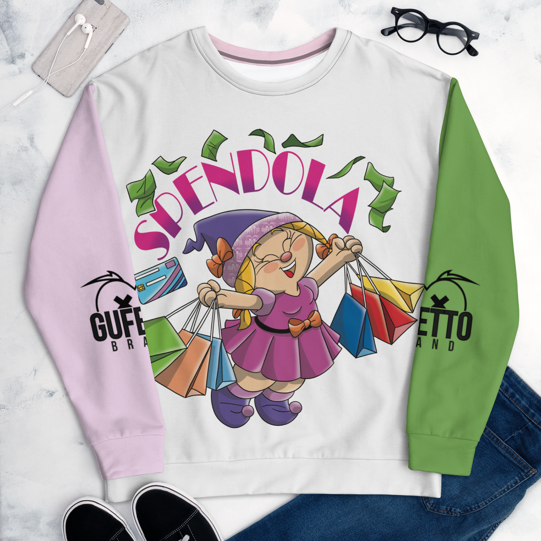 Felpa unisex Uomo/Donna SPENDOLA - Gufetto Brand 