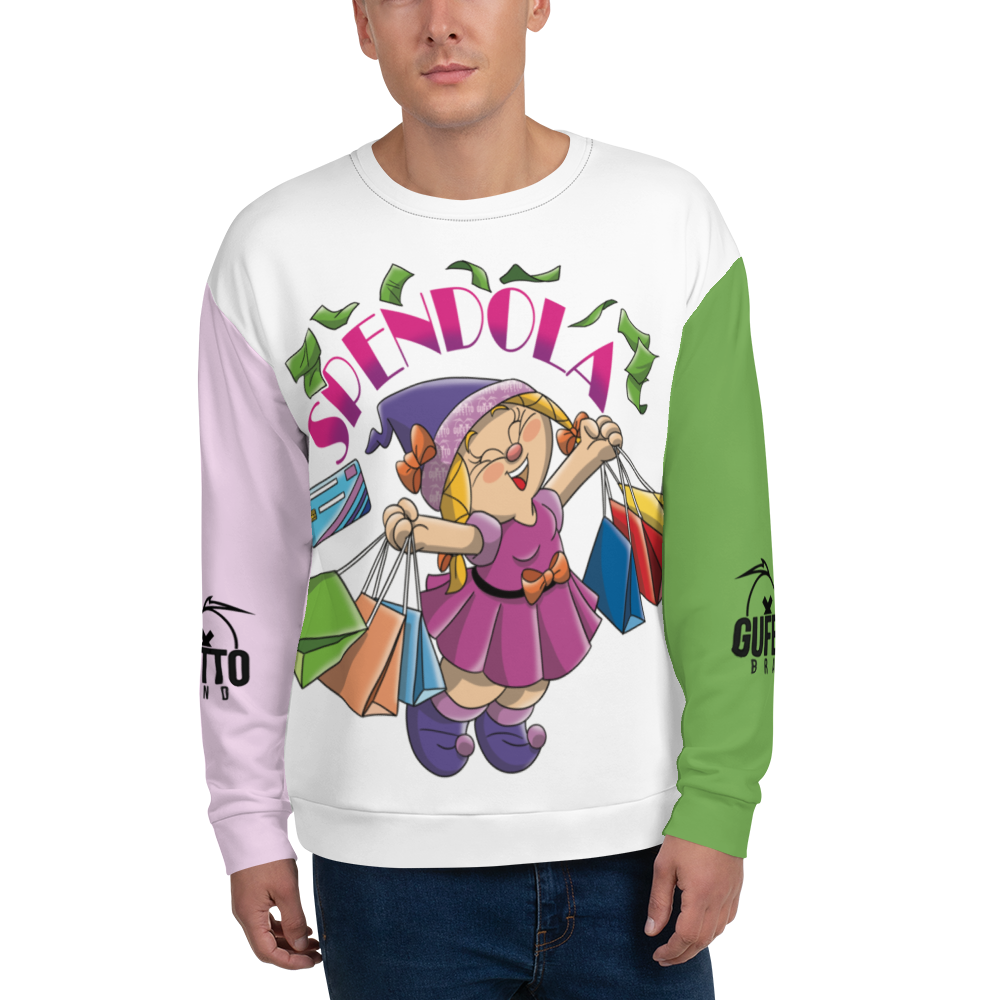 Felpa unisex Uomo/Donna SPENDOLA - Gufetto Brand 