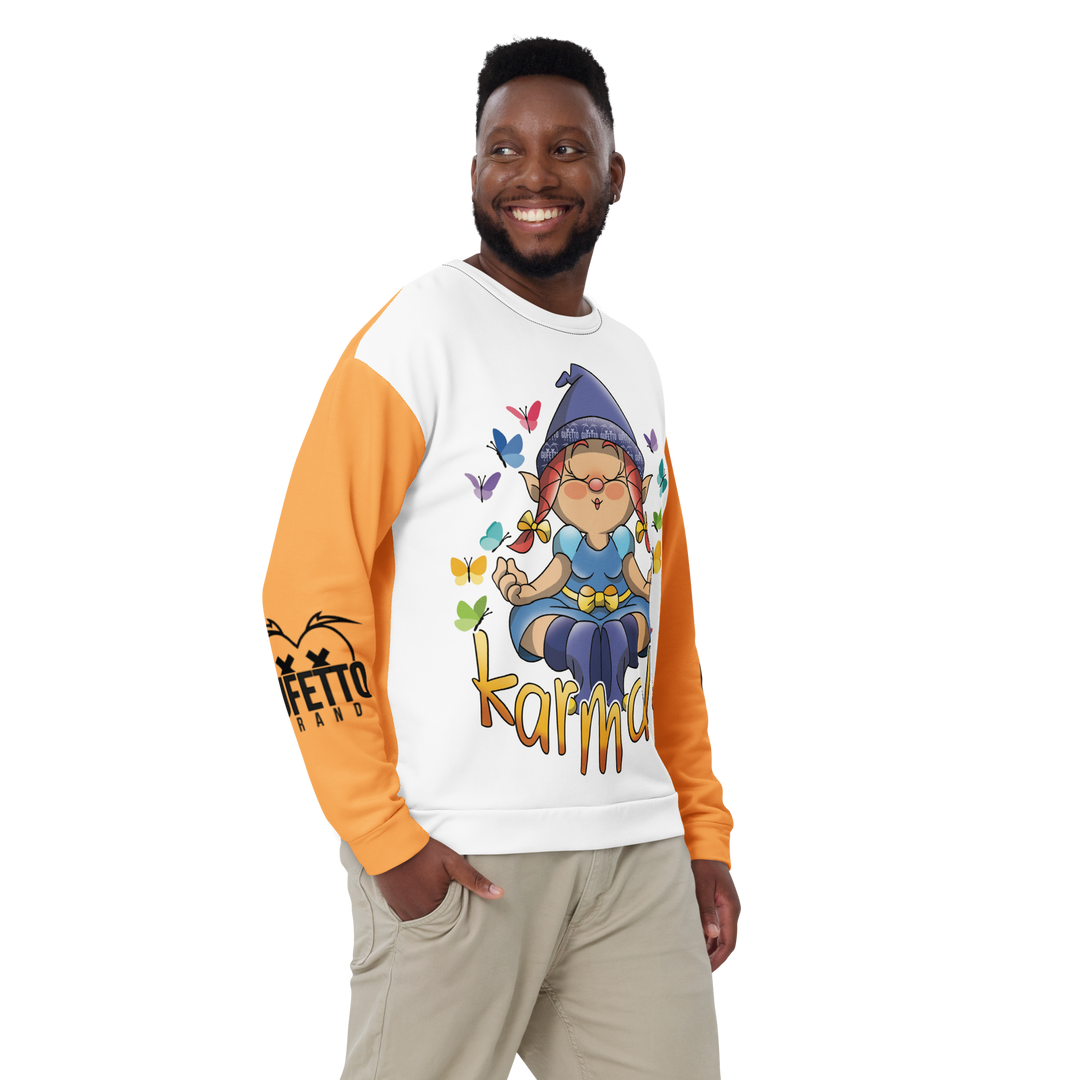 Felpa unisex Uomo/Donna KARMALA - Gufetto Brand 