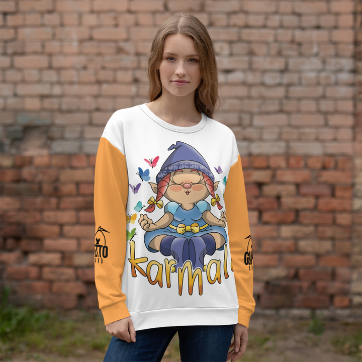 Felpa unisex Uomo/Donna KARMALA - Gufetto Brand 