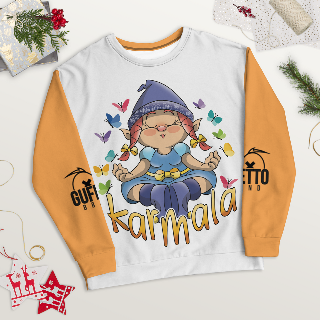 Felpa unisex Uomo/Donna KARMALA - Gufetto Brand 
