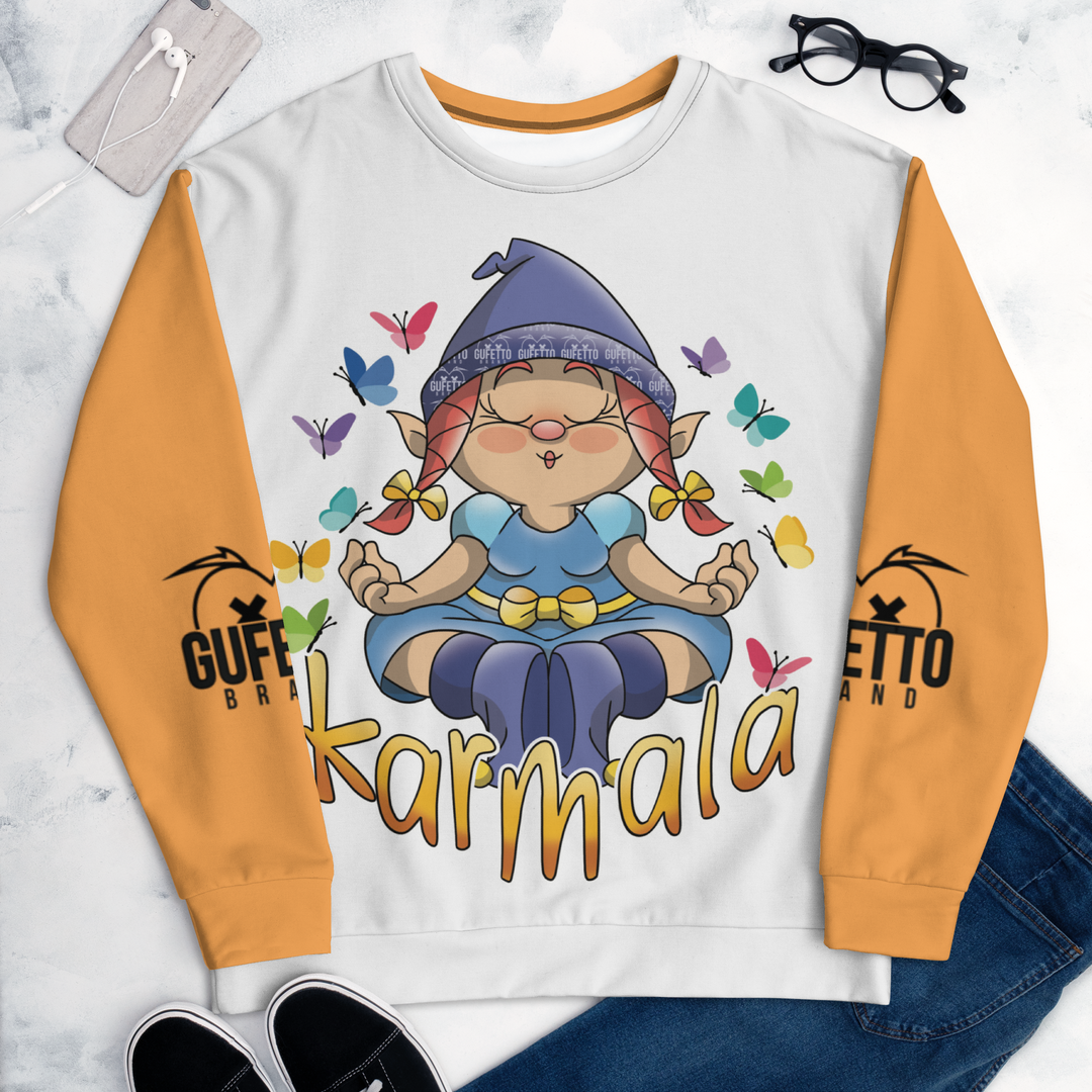Felpa unisex Uomo/Donna KARMALA - Gufetto Brand 