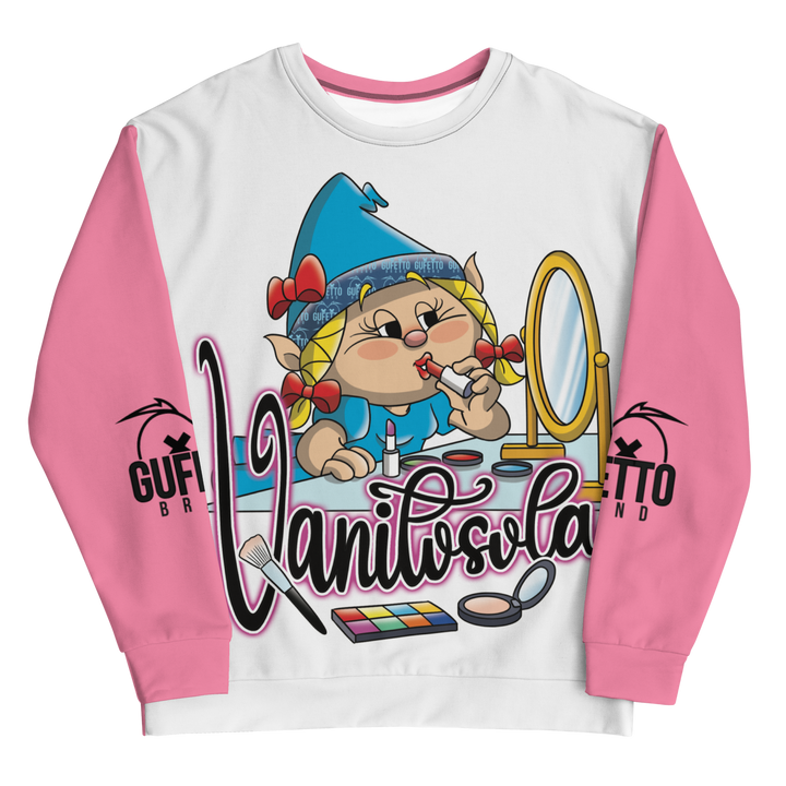 Felpa unisex Uomo/Donna VANITOSOLA - Gufetto Brand 