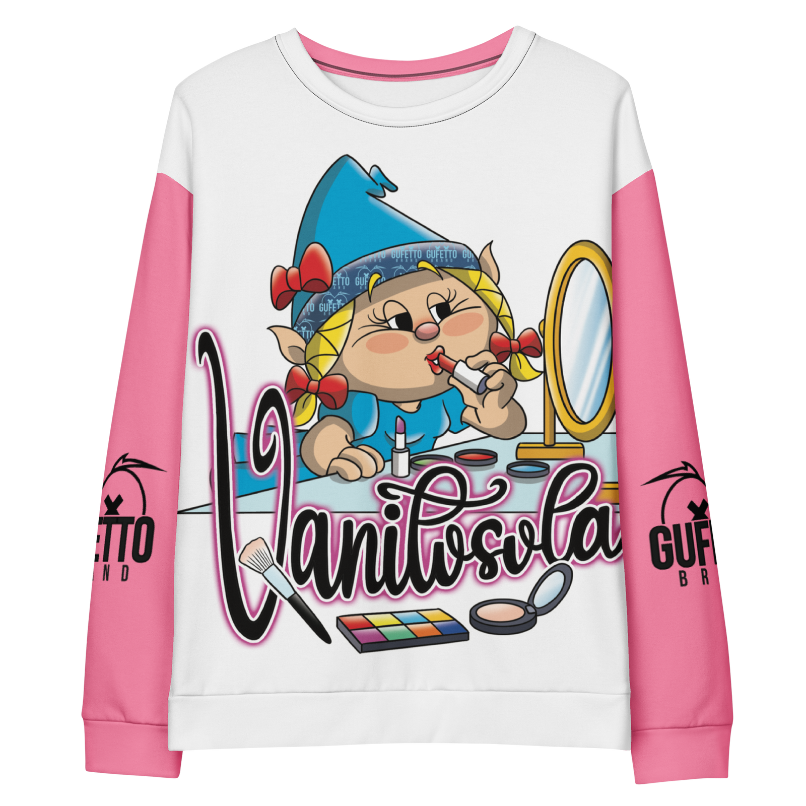 Felpa unisex Uomo/Donna VANITOSOLA - Gufetto Brand 