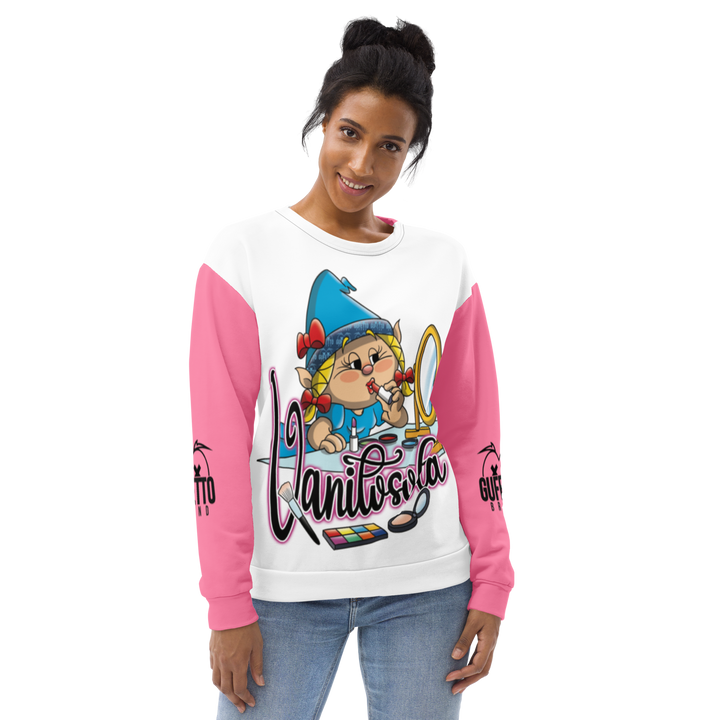 Felpa unisex Uomo/Donna VANITOSOLA - Gufetto Brand 