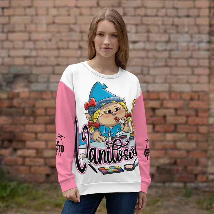 Felpa unisex Uomo/Donna VANITOSOLA - Gufetto Brand 