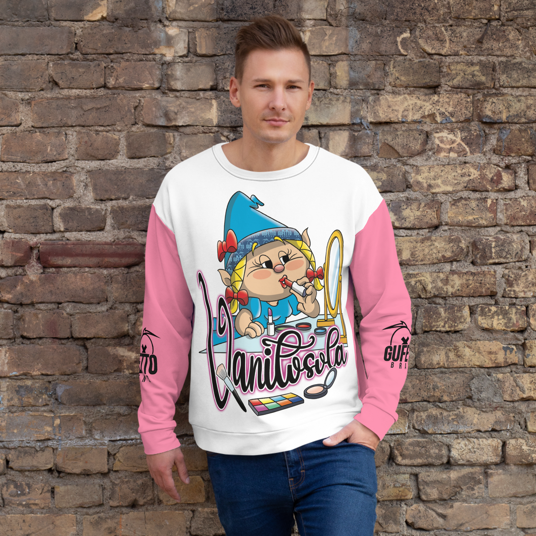 Felpa unisex Uomo/Donna VANITOSOLA - Gufetto Brand 