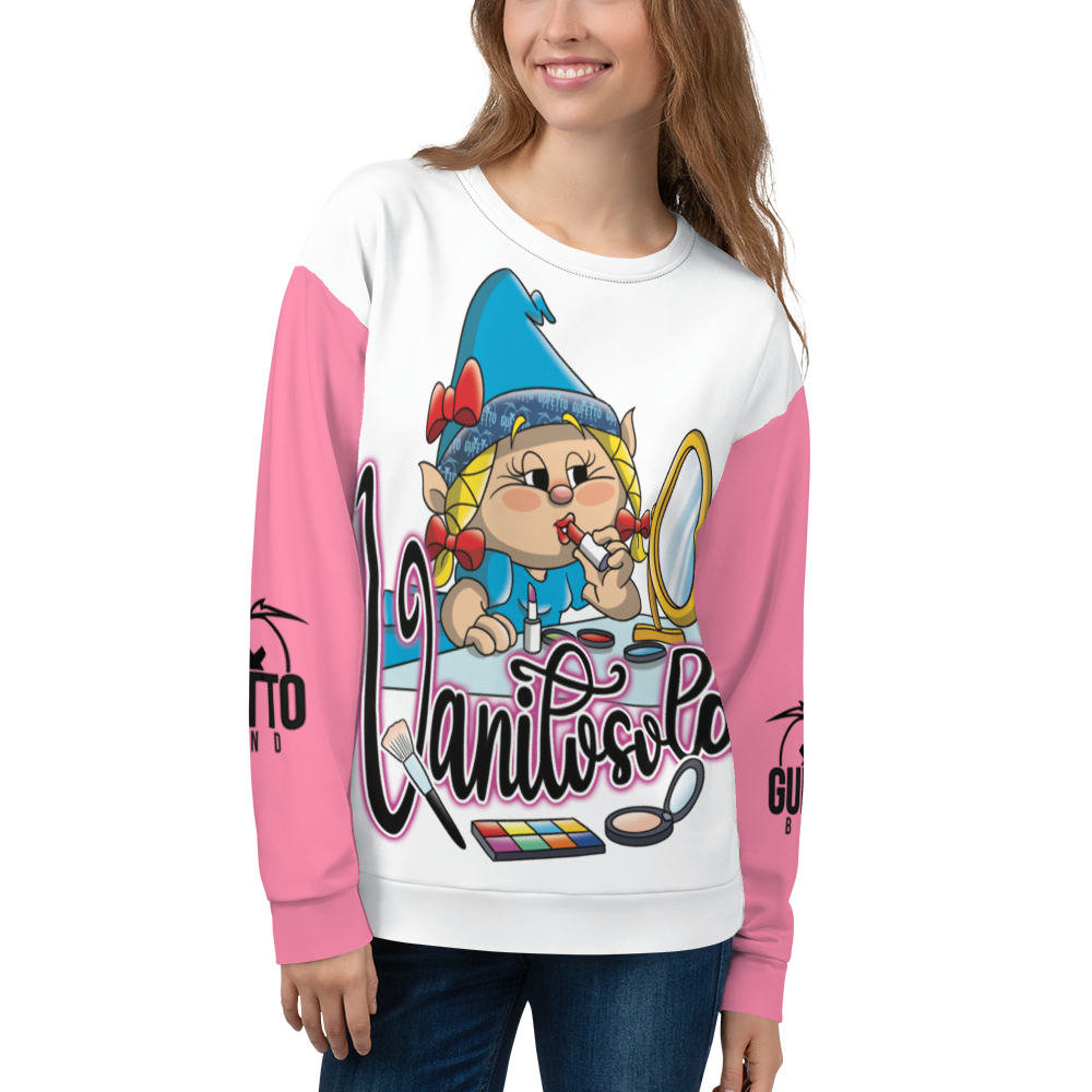 Felpa unisex Uomo/Donna VANITOSOLA - Gufetto Brand 