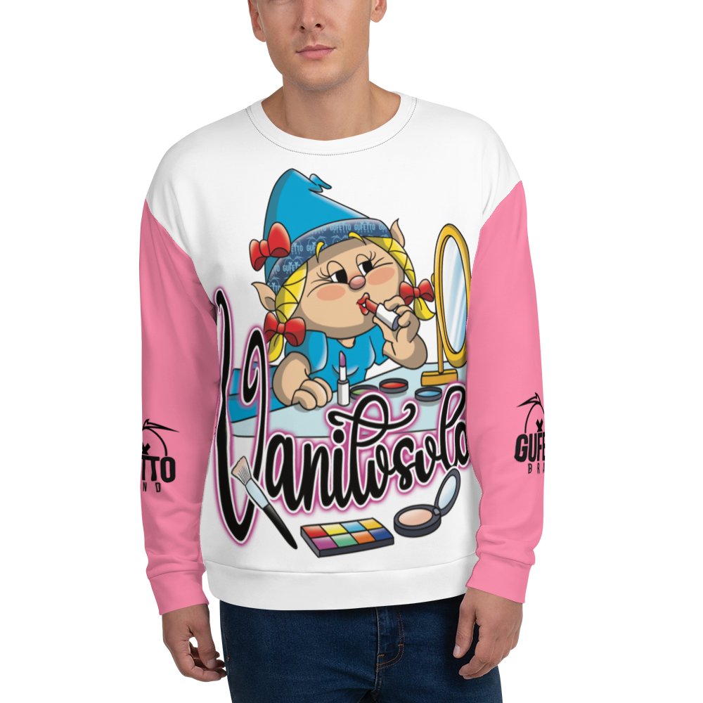 Felpa unisex Uomo/Donna VANITOSOLA - Gufetto Brand 