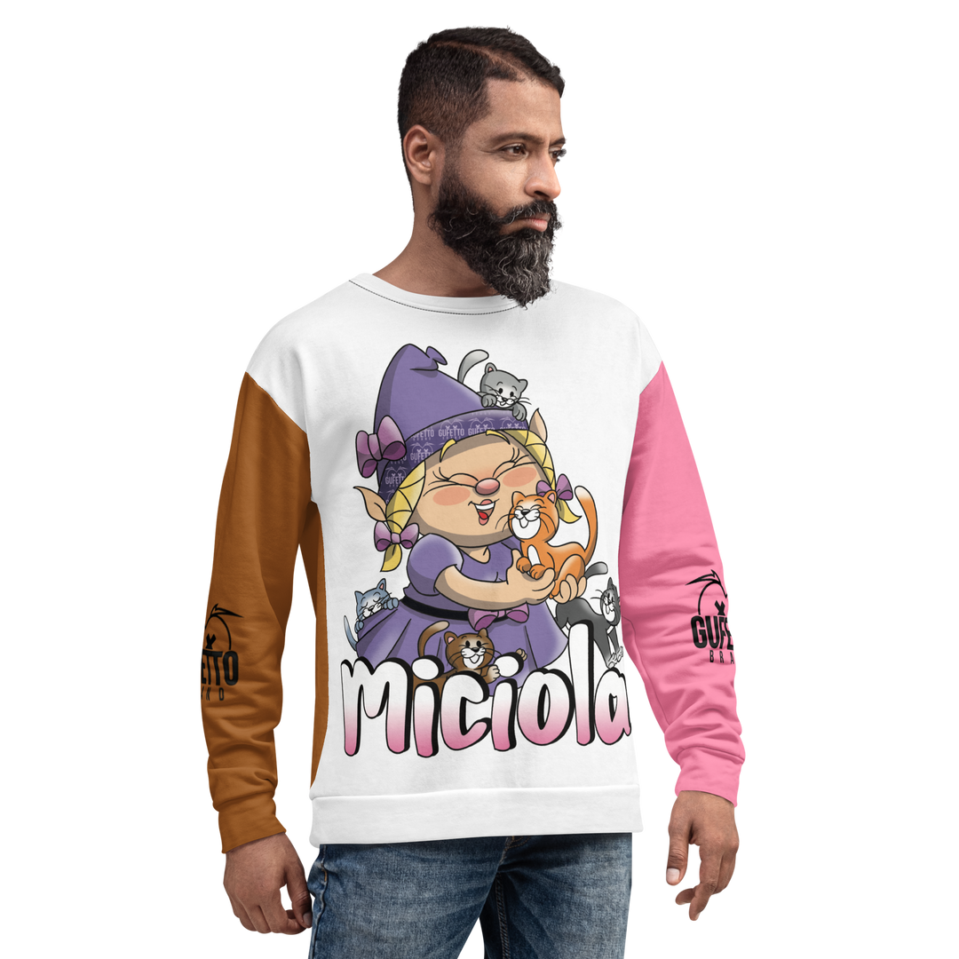 Felpa unisex Uomo/Donna MICIOLA - Gufetto Brand 