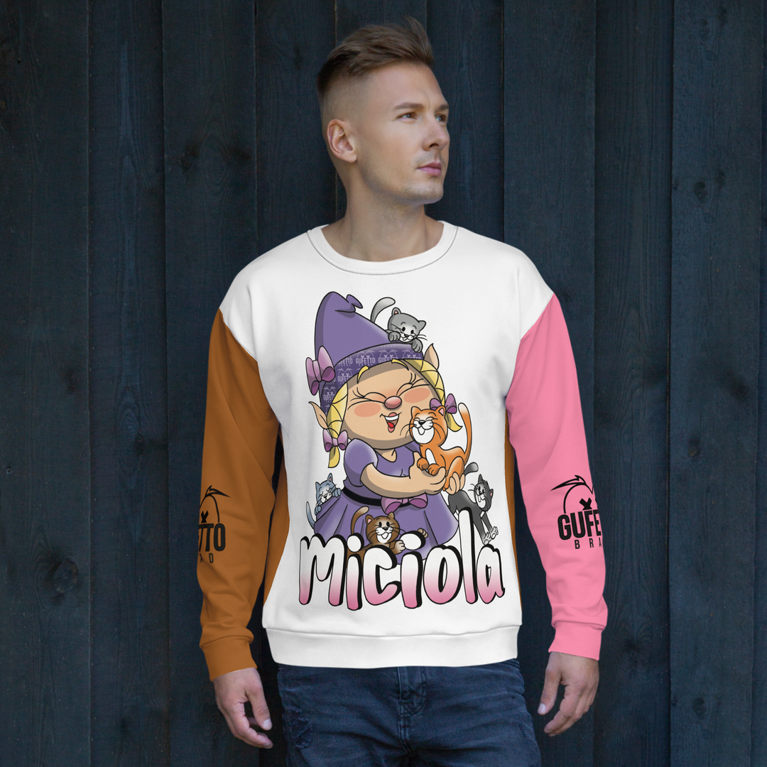Felpa unisex Uomo/Donna MICIOLA - Gufetto Brand 