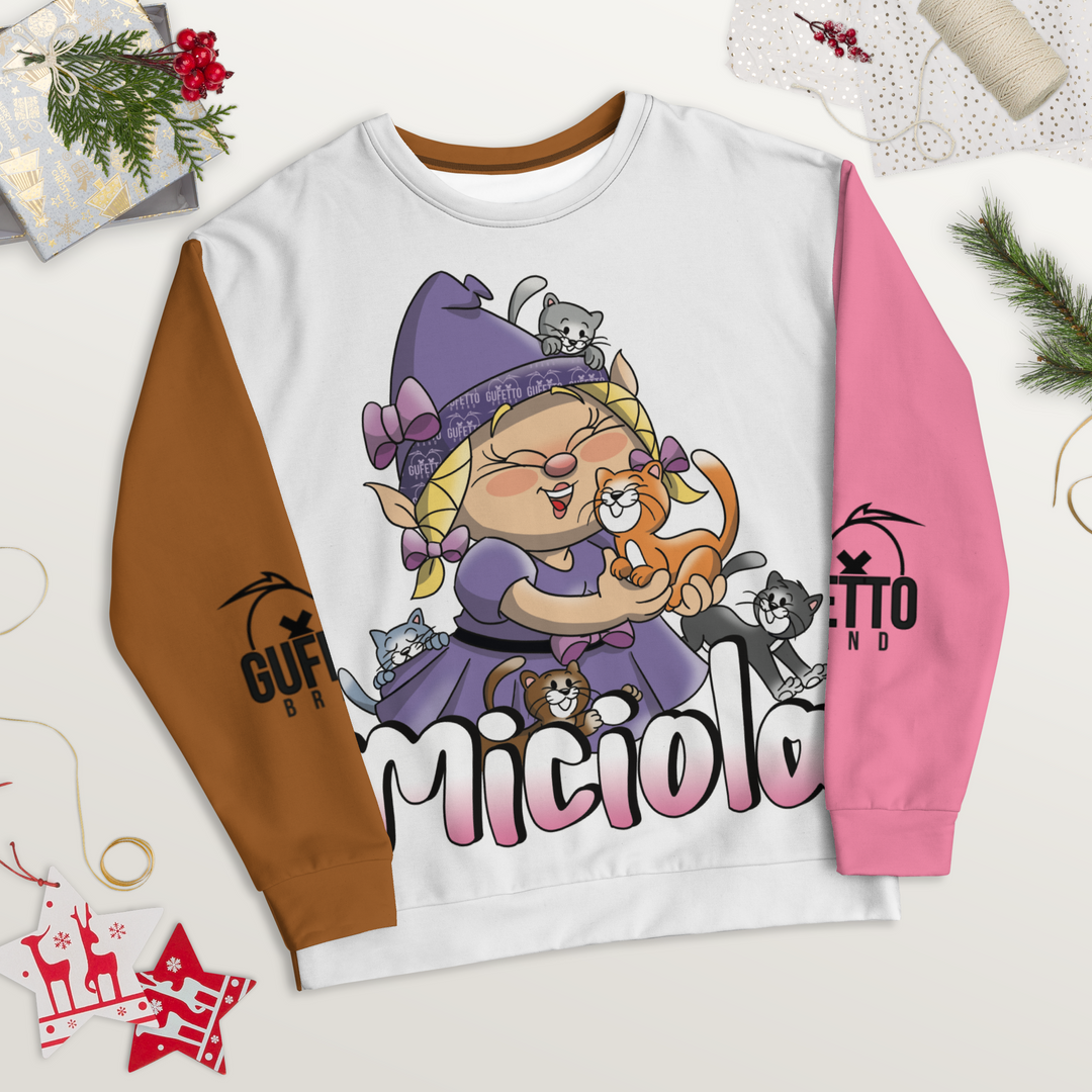 Felpa unisex Uomo/Donna MICIOLA - Gufetto Brand 