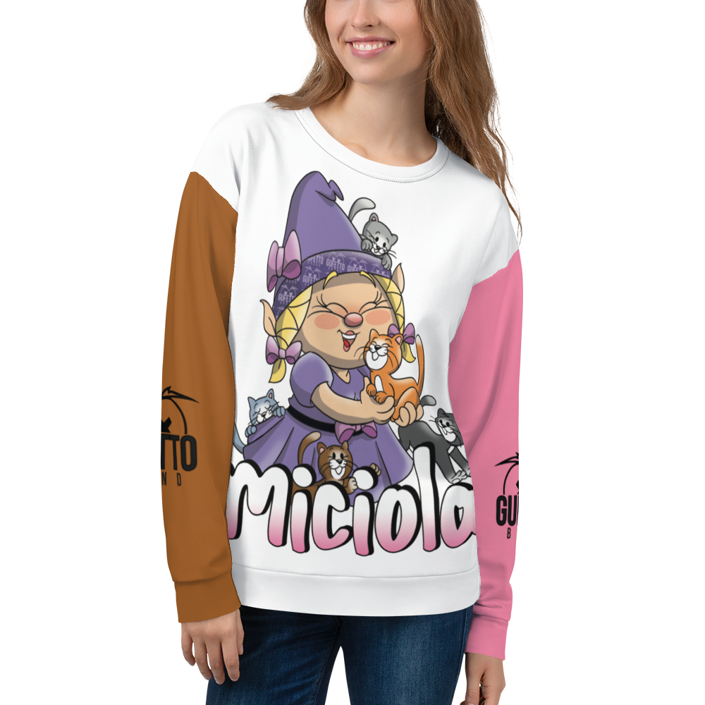 Felpa unisex Uomo/Donna MICIOLA - Gufetto Brand 