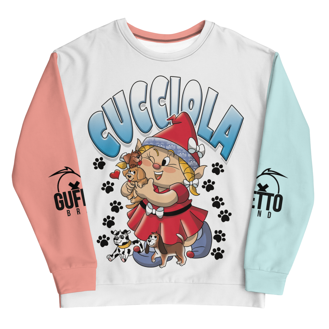 Felpa unisex Uomo/Donna CUCCIOLA - Gufetto Brand 