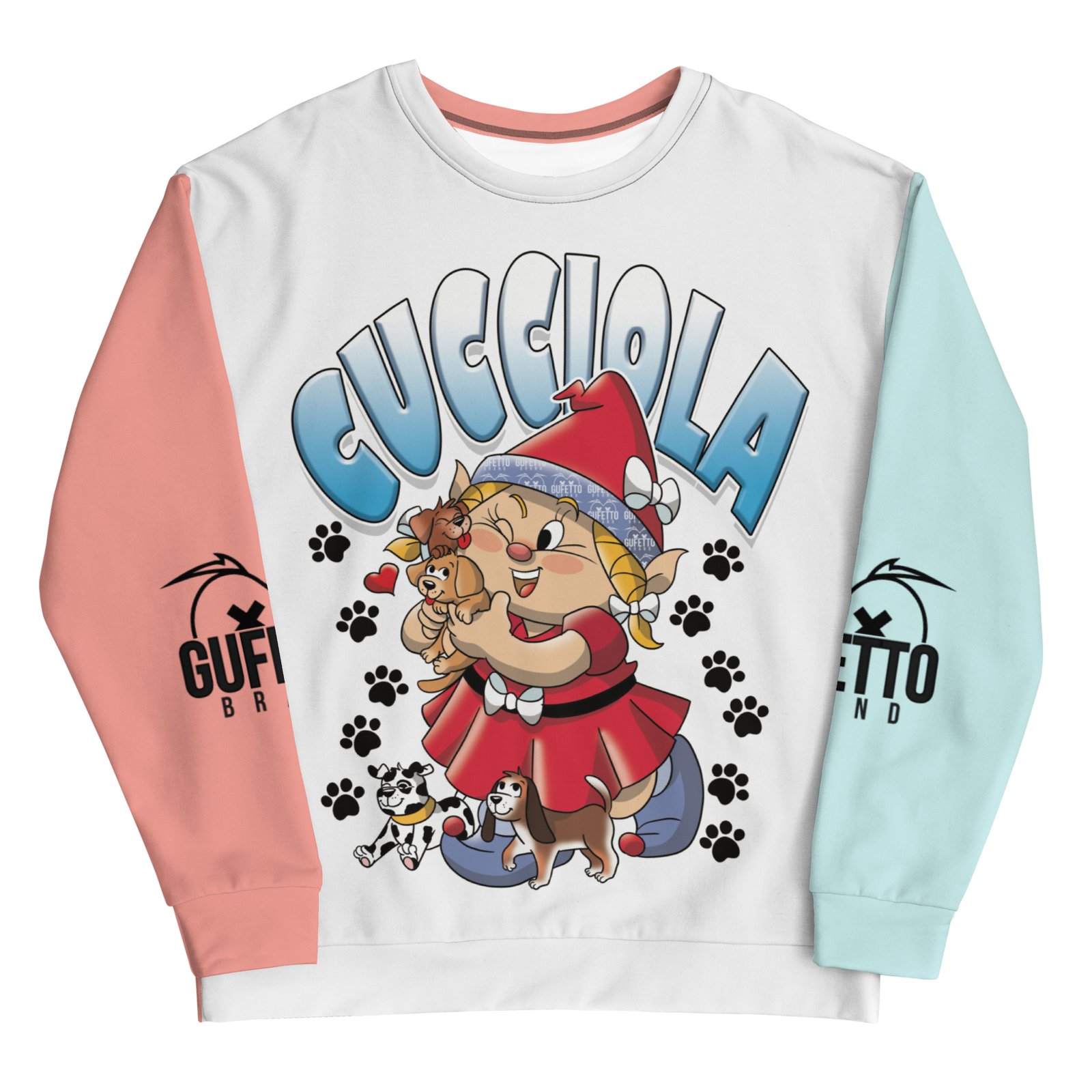 Felpa unisex Uomo/Donna CUCCIOLA - Gufetto Brand 