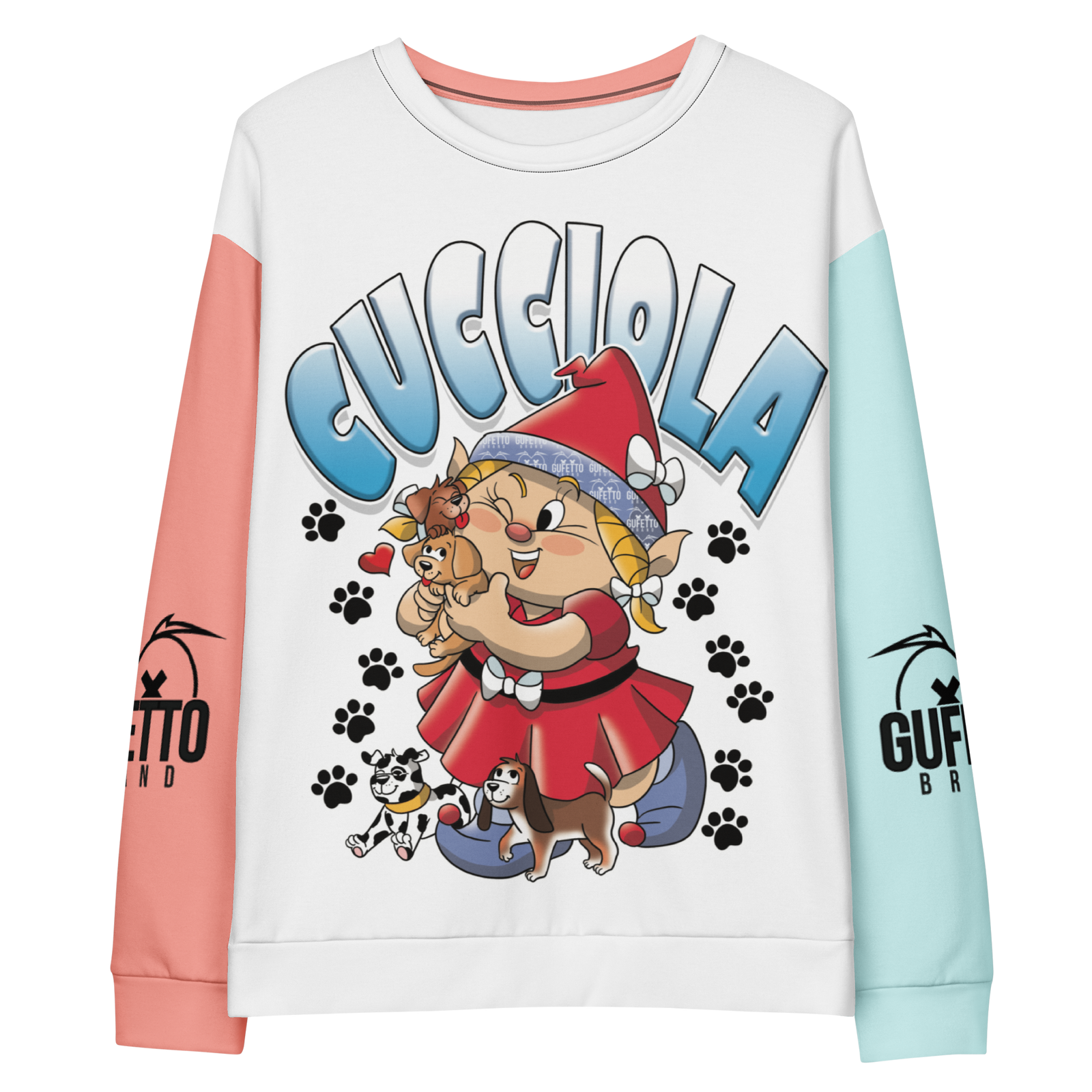 Felpa unisex Uomo/Donna CUCCIOLA - Gufetto Brand 
