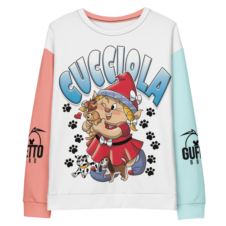 Felpa unisex Uomo/Donna CUCCIOLA - Gufetto Brand 