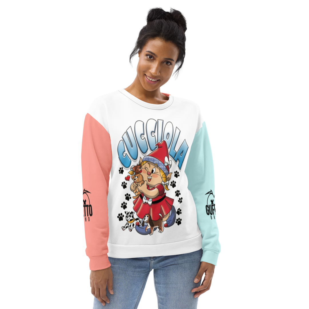 Felpa unisex Uomo/Donna CUCCIOLA - Gufetto Brand 