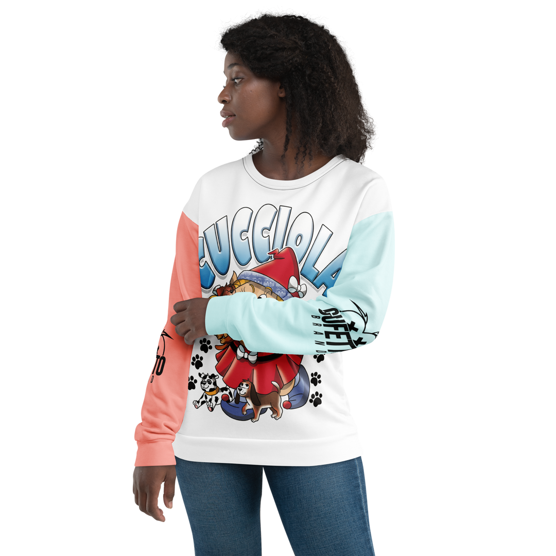 Felpa unisex Uomo/Donna CUCCIOLA - Gufetto Brand 