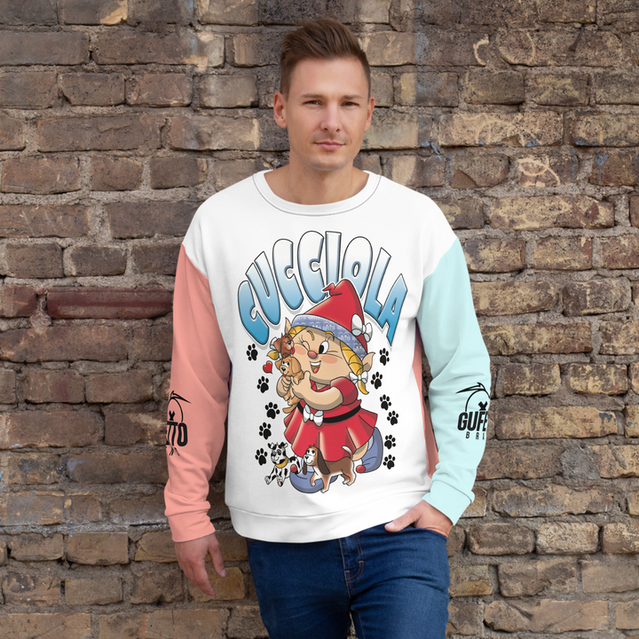 Felpa unisex Uomo/Donna CUCCIOLA - Gufetto Brand 