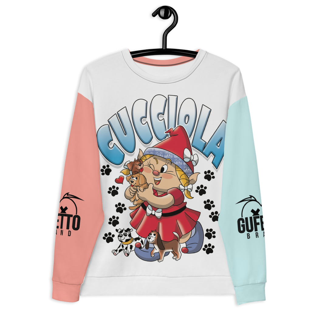 Felpa unisex Uomo/Donna CUCCIOLA - Gufetto Brand 