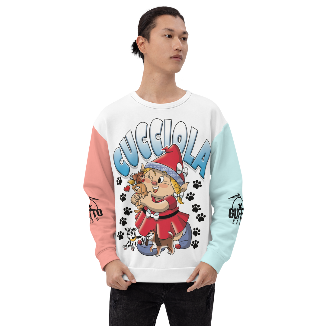 Felpa unisex Uomo/Donna CUCCIOLA - Gufetto Brand 
